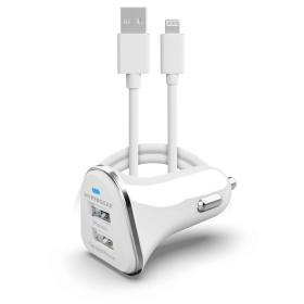 HyperGear Hi-Power Dual USB 3.4A Car Charger for iPhones iPads and AirPods