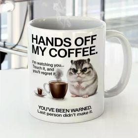 11 Oz Ceramic Coffee Mug With Cat Pattern, Perfect Gift for Holidays, Birthday, Christmas, Thanksgiving, Valentine'S Day,