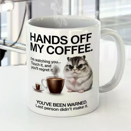 11 Oz Ceramic Coffee Mug With Cat Pattern, Perfect Gift for Holidays, Birthday, Christmas, Thanksgiving, Valentine'S Day,