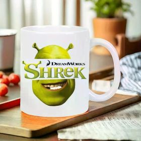 Dreamworks Shrek Insulated Ceramic Mug - Perfect for Hot & Cold Beverages, Reusable, Hand Wash Only - Ideal Gift for