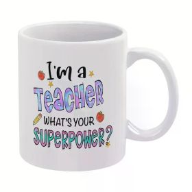1pc11oz, "I M a" Coffee Mug, Ceramic Coffee Cups, Water Cups, Summer Winter Drinkware, Birthday Gifts, Holiday Gifts