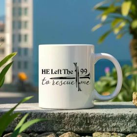1pc Jesus Mug, Ceramic Insulated Reusable Coffee Mug, Hand Wash Only, 11oz/ 330ml