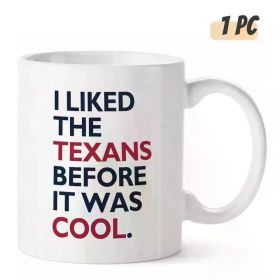 11oz Houston Themed Mug Premium Ceramic Coffee Cup Gift for Men Him Women Husband Coworker Friend