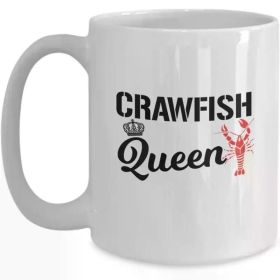 Funny Gift for Crawfish Lover - Crawfish Queen Beer, Cajun Partying, Mardi Gras, Louisiana, Texas, Bayou, Mudbug,