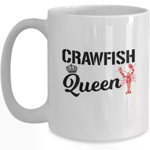 Funny Gift for Crawfish Lover - Crawfish Queen Beer, Cajun Partying, Mardi Gras, Louisiana, Texas, Bayou, Mudbug,