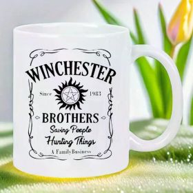 Since 1983 11oz Cermic Coffee Mug - Reusble, Insulted, Trvel Mug, Hnd-Wsh Only - Perfect for Coffee Lovers, Men &