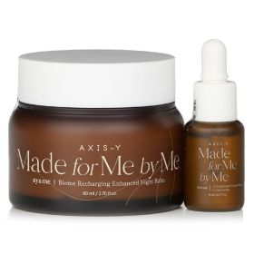 AXIS-Y - Biome Recharging Night Renewal Set: Biome Recharging Enhanced Night Balm 80ml + 10 Panthenol Supporting Concentrate 8ml 61032 2pcs