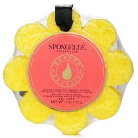 SPONGELLE - Wild Flower Soap Sponge - Papaya Yuzu (Yellow) 001380 1pc/85g