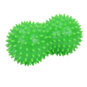 PVC Peanut Spiky Massage Ball Back Foot Massager Ball Fitness Muscle Massaging (green) (Color: Green)